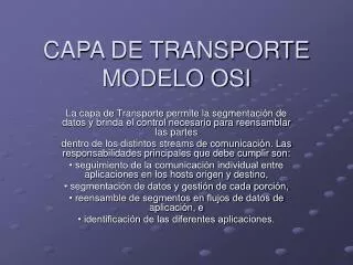 capa de transporte modelo osi