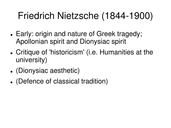friedrich nietzsche 1844 1900