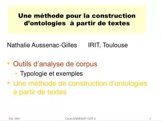 une m thode pour la construction d ontologies partir de textes