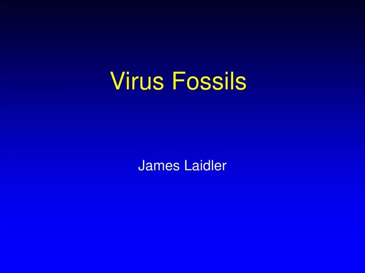 virus fossils