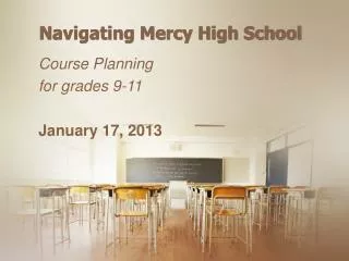 Navigating Mercy High School