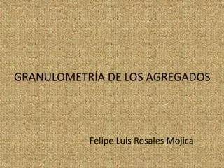 granulometr a de los agregados
