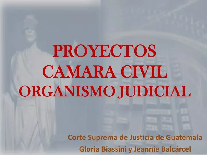 proyectos camara civil organismo judicial
