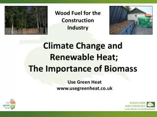 Climate Change and Renewable Heat; The Importance of Biomass