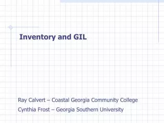 Inventory and GIL