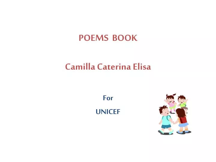 poems book camilla caterina elisa