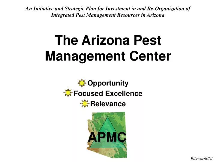 the arizona pest management center