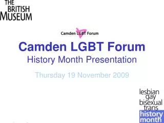 Camden LGBT Forum History Month Presentation