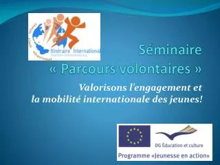 Séminaire « Parcours volontaires »