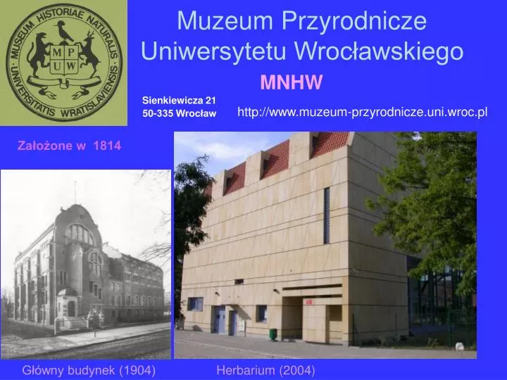 muzeum przyrodnicze uniwersytetu wroc awskiego