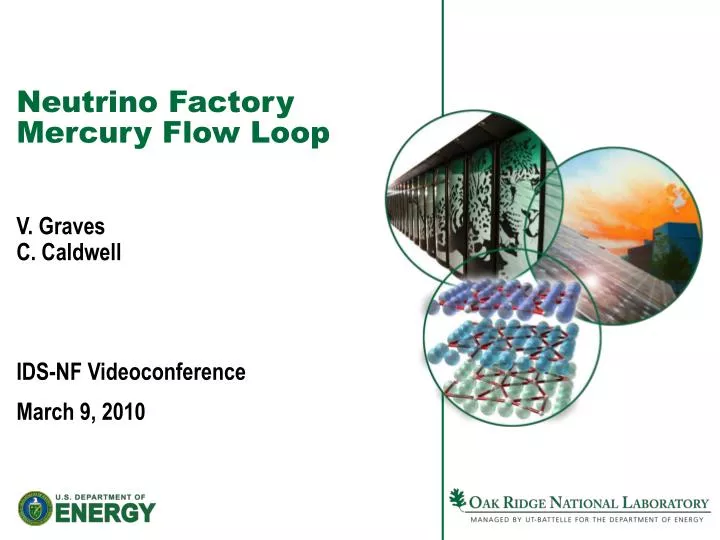 neutrino factory mercury flow loop