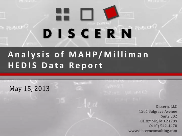analysis of mahp milliman hedis data report