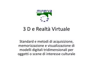 3 d e realt virtuale