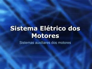 sistema el trico dos motores
