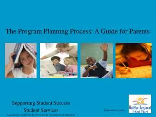 The Program Planning Process: A Guide for Parents
