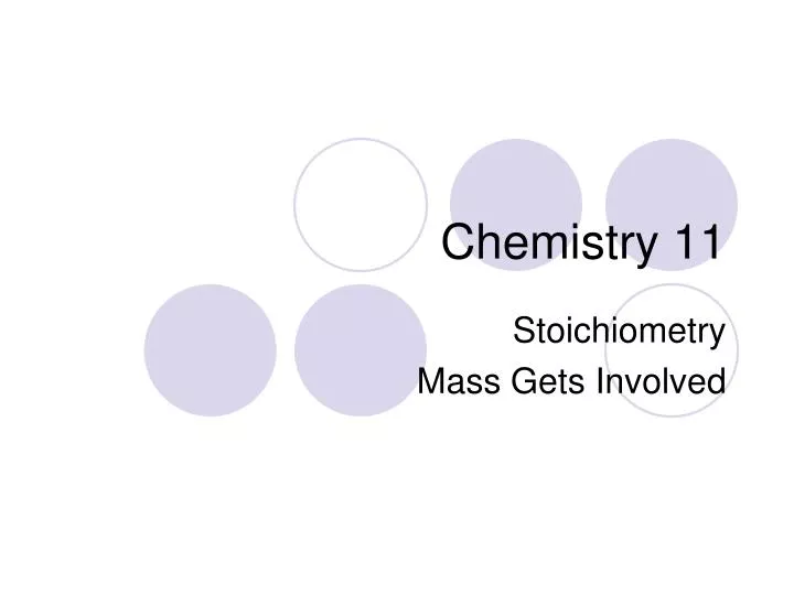 chemistry 11