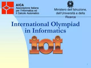International Olympiad in Informatics