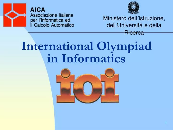 international olympiad in informatics