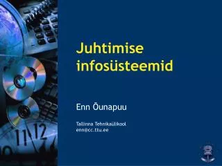 Juhtimise infosüsteemid