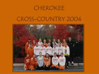 CHEROKEE CROSS-COUNTRY 2004