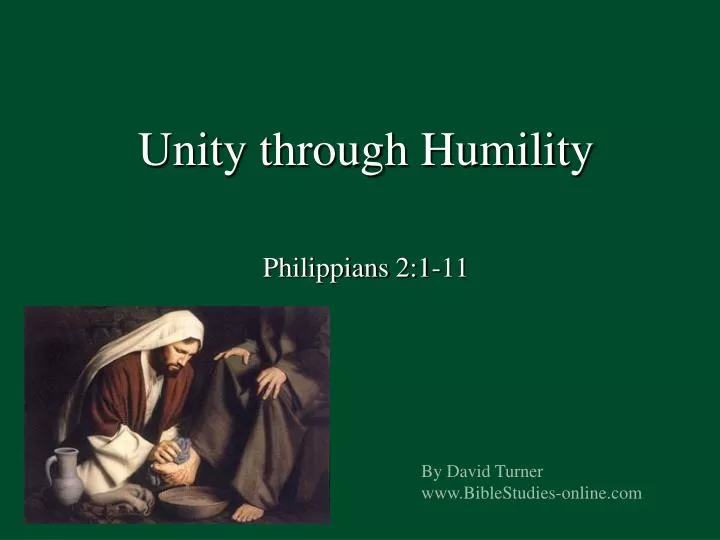 unity through humility