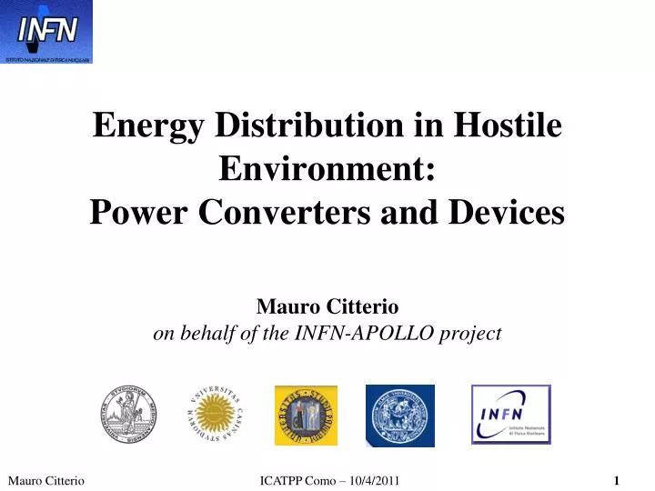 energy distribution in hostile environment power converters and devices