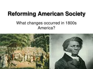 reforming american society