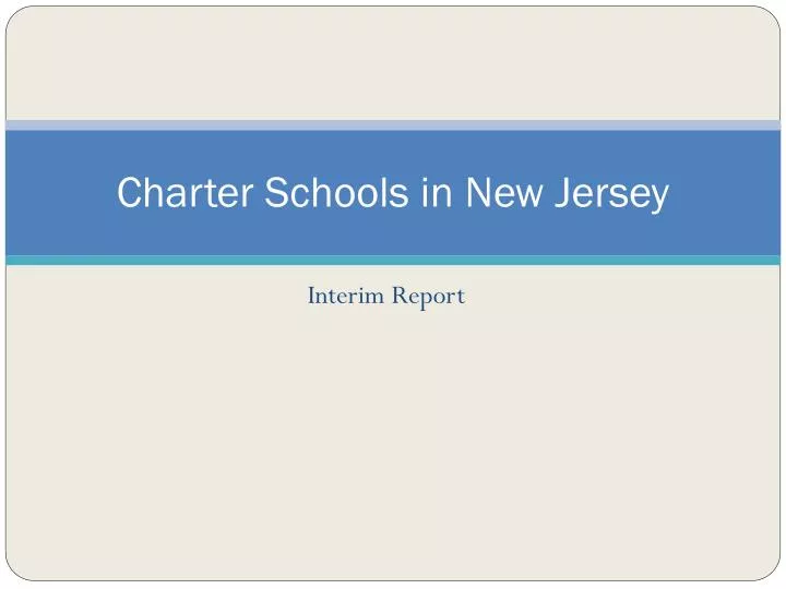 charter schools in new jersey