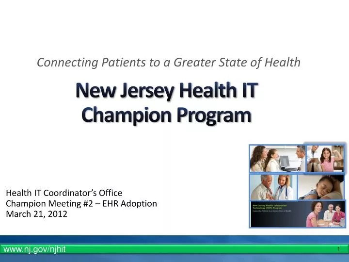 new jersey health it champion program