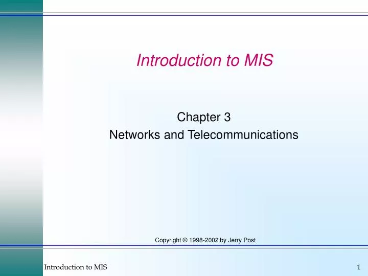 introduction to mis