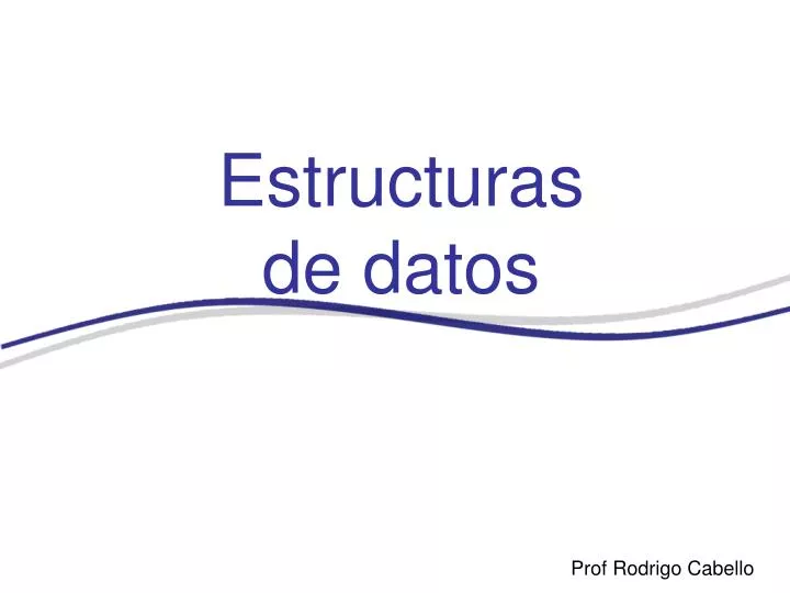 estructuras de datos