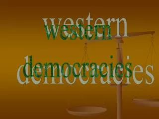 western democracies