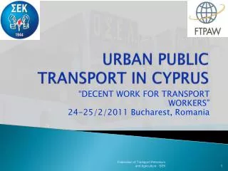 URBAN PUBLIC TRANSPORT IN CYPRUS