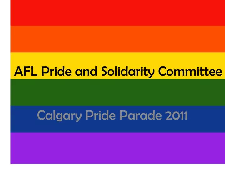 afl pride and solidarity committee