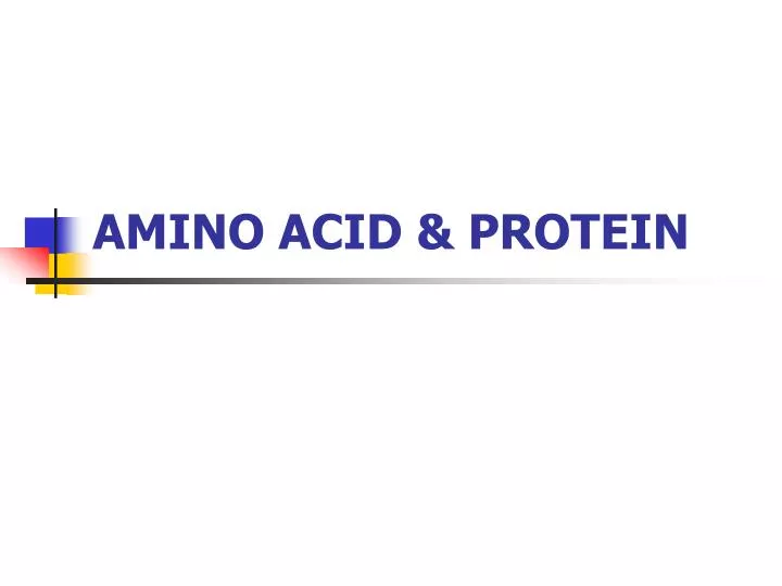 amino acid protein