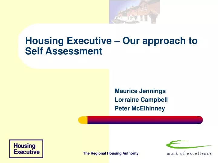 housing executive our approach to self assessment