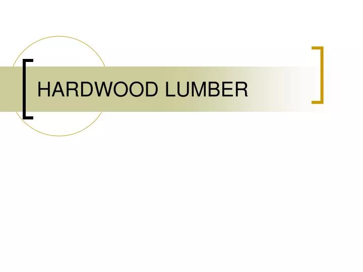 hardwood lumber