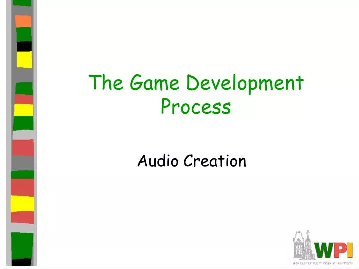 the game development process