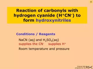 Conditions / Reagents