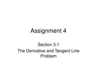 assignment 4