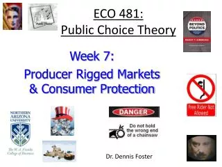 ECO 481: Public Choice Theory