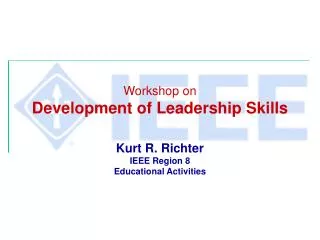 Workshop on Development of Leadership Skills