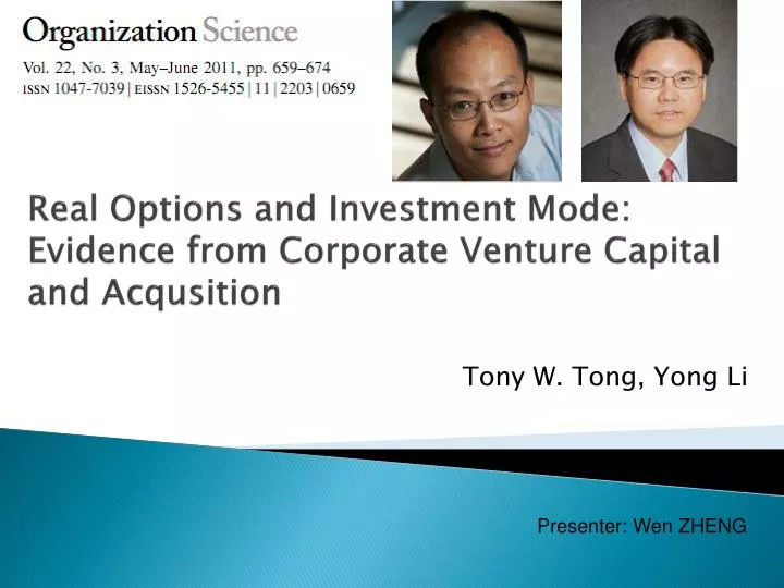 real options and investment mode evidence from corporate venture capital and acqusition