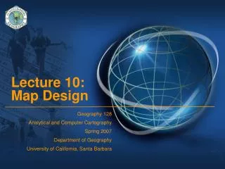 Lecture 10: Map Design