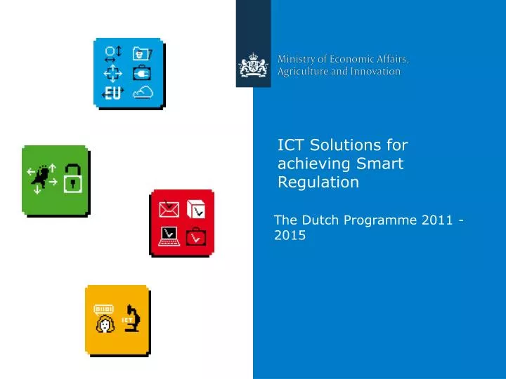 ict solutions for achieving smart regulation