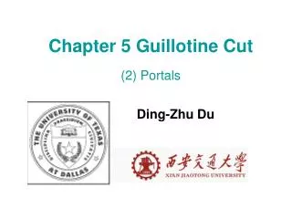 Chapter 5 Guillotine Cut