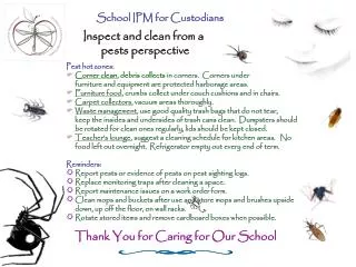 School IPM for Custodians