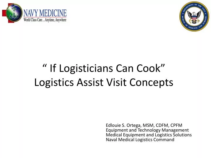 if logisticians can cook logistics assist visit concepts