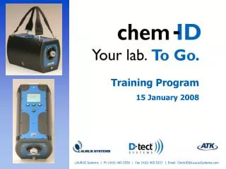 Training Program 15 January 2008