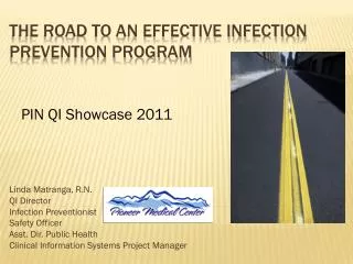 The Road to an effective infection Prevention program